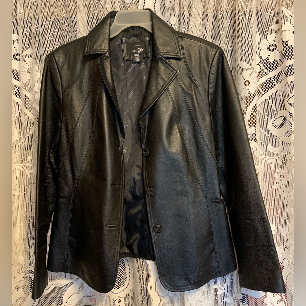 East 5th Leather Blazer/Jacket